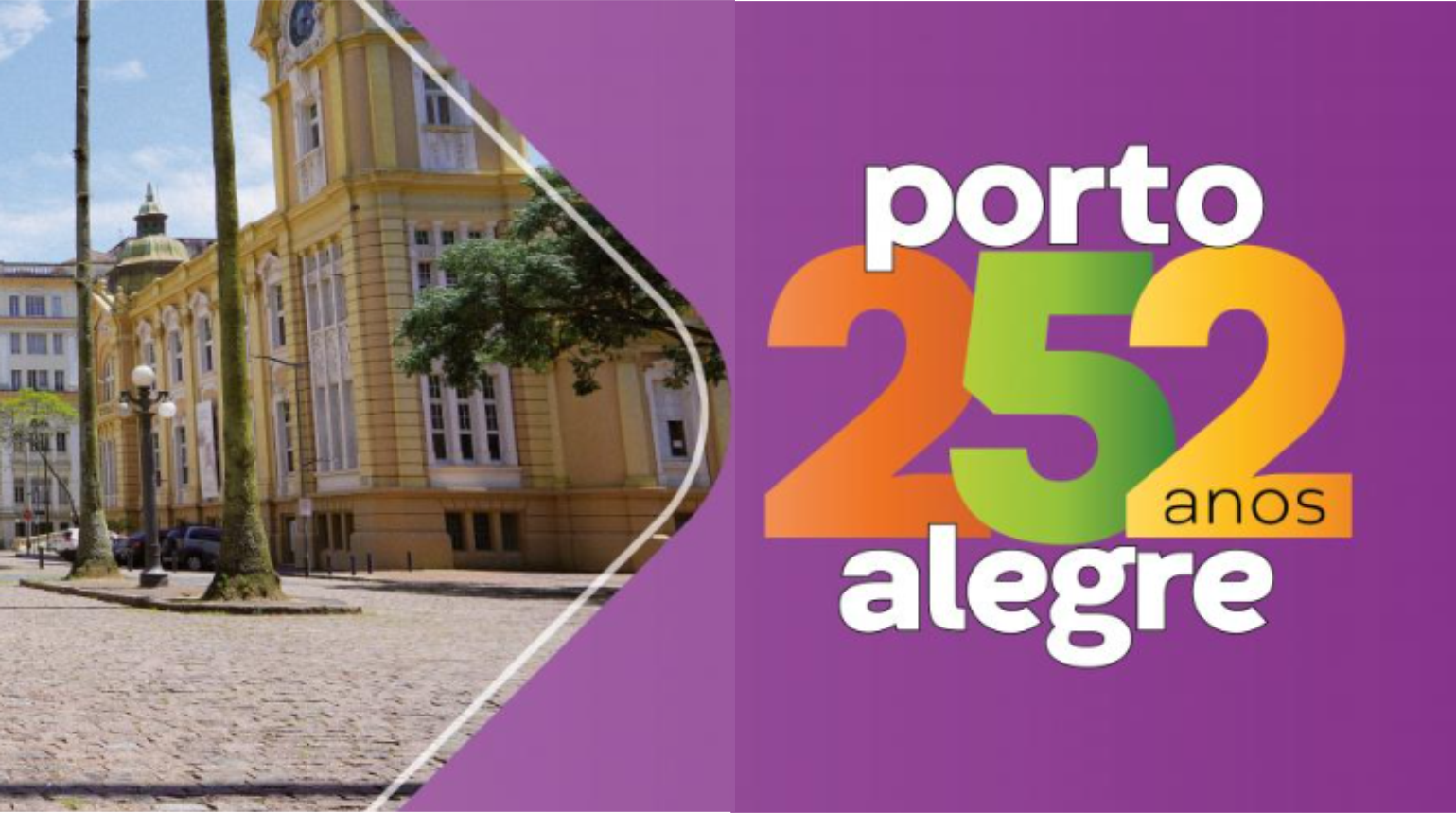 Porto Alegre comemora 252 anos com programação diversificada